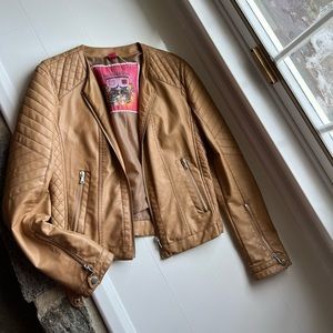 Collection by Bernardo Faux leather jacket